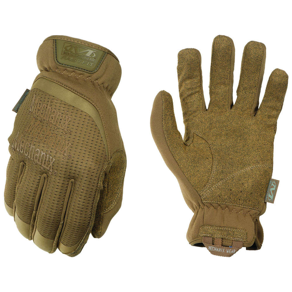 Clothing Mechanix Wear 4.50" FASTFIT GLOVE COYOTE SMALL • Model: 4.50"